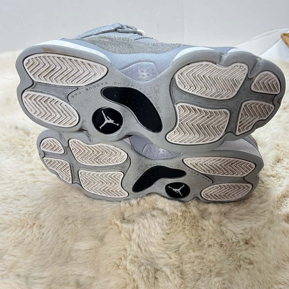 Jordan 6 Rings Youth‎ Sneakers Basketball Shoes Gray White Size 1Y - Picture 7 of 7